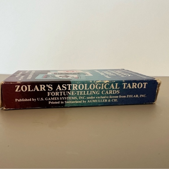 Vintage Zolar's Astrological Tarot Fortune Telling Cards 1980s Card Set - Picture 4 of 6